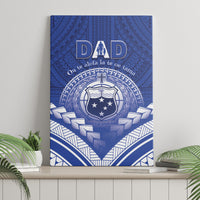 Samoa Happy Father's Day Canvas Wall Art Ou Te Alofa Ia Te Oe Tama Dad Polynesian Tribal