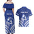 Personalised Samoa Happy Father's Day Couples Matching Off Shoulder Maxi Dress and Hawaiian Shirt Ou Te Alofa Ia Te Oe Tama Dad Polynesian Tribal