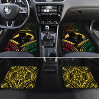 Personalised Vanuatu Happy Father's Day Car Mats Mi Lavem Yu Papa Polynesian Tribal LT05 Set 4pcs Reggae - Polynesian Pride