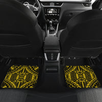 Personalised Vanuatu Happy Father's Day Car Mats Mi Lavem Yu Papa Polynesian Tribal LT05 Set 2pcs - Back Reggae - Polynesian Pride