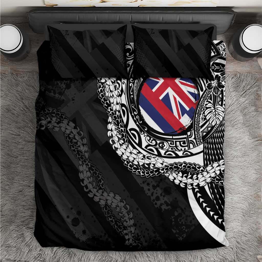 Hawaii Flag Day Bedding Set Hawaiian Maile Lei