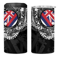 Hawaii Flag Day 4 in 1 Can Cooler Tumbler Hawaiian Maile Lei