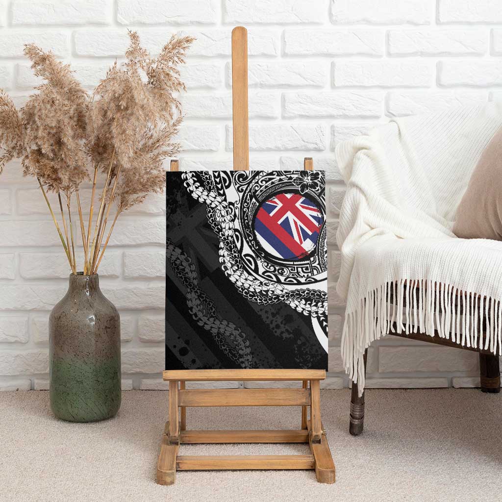 Hawaii Flag Day Canvas Wall Art Hawaiian Maile Lei