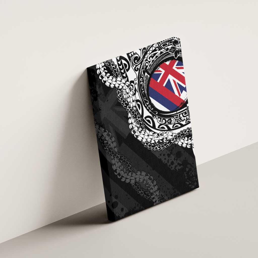Hawaii Flag Day Canvas Wall Art Hawaiian Maile Lei