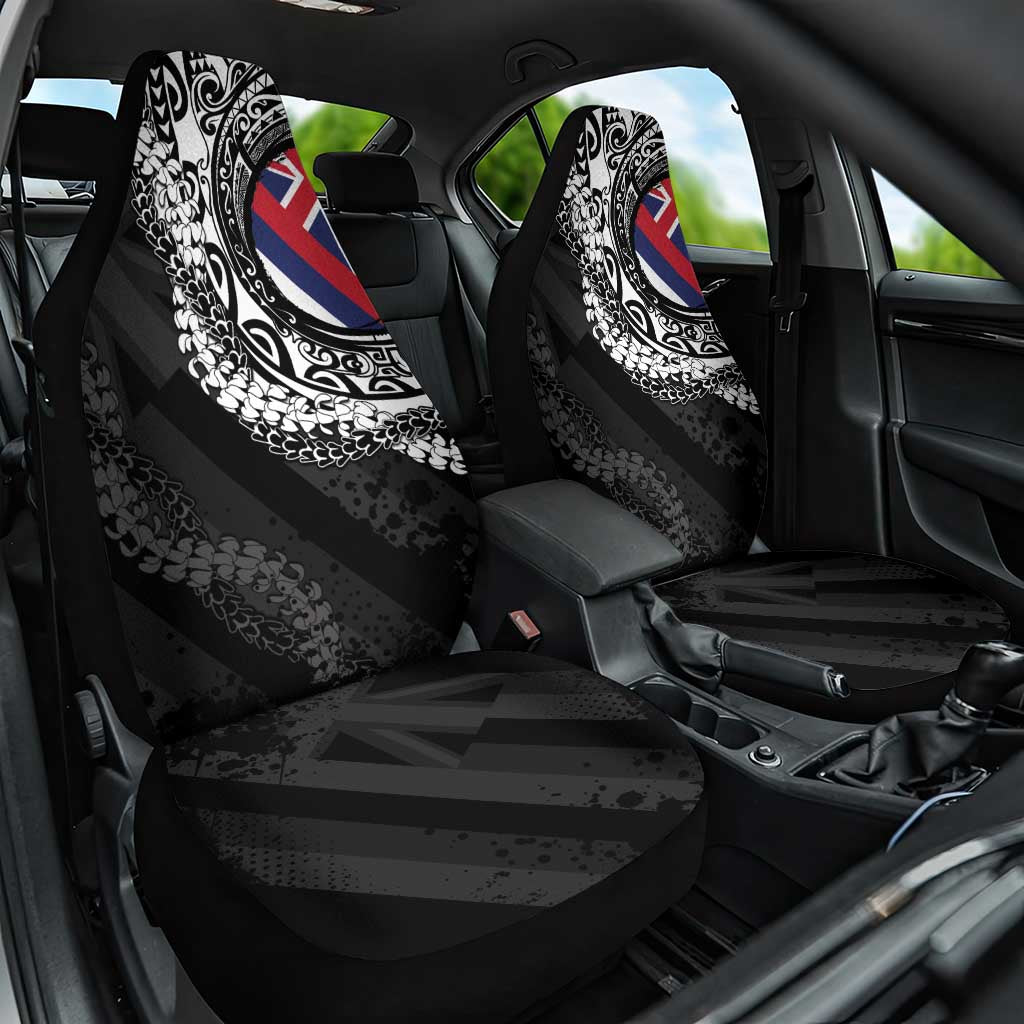 Hawaii Flag Day Car Seat Cover Hawaiian Maile Lei