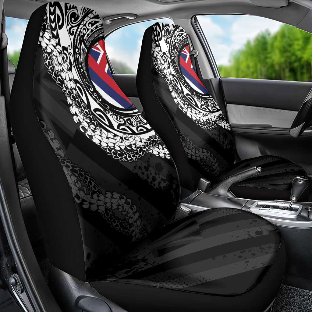 Hawaii Flag Day Car Seat Cover Hawaiian Maile Lei