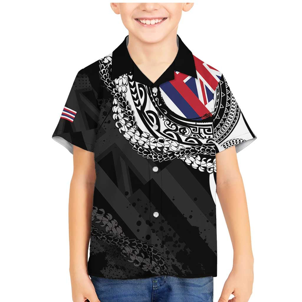 Hawaii Flag Day Family Matching Mermaid Dress and Hawaiian Shirt Hawaiian Maile Lei