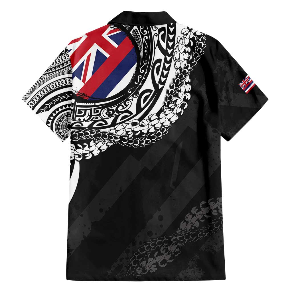 Hawaii Flag Day Family Matching Summer Maxi Dress and Hawaiian Shirt Hawaiian Maile Lei