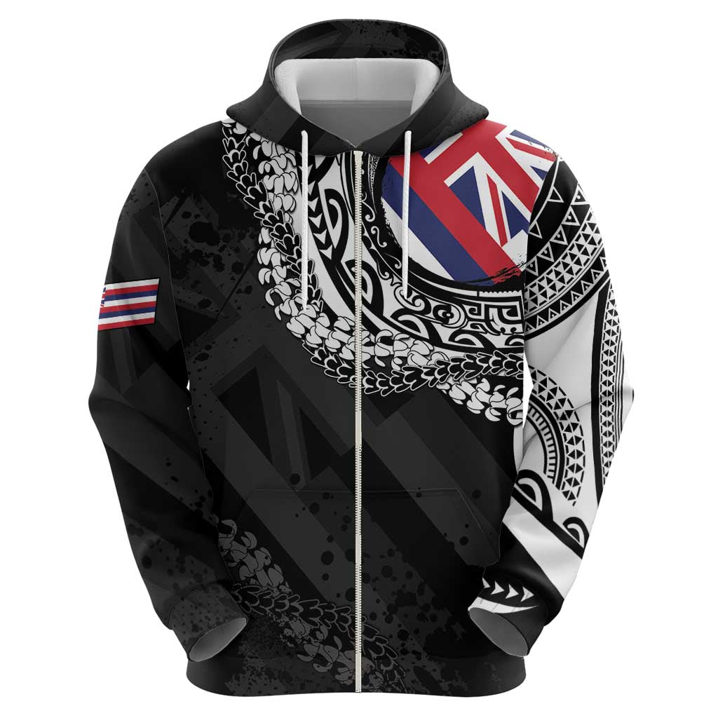 Hawaii Flag Day Hoodie Hawaiian Maile Lei