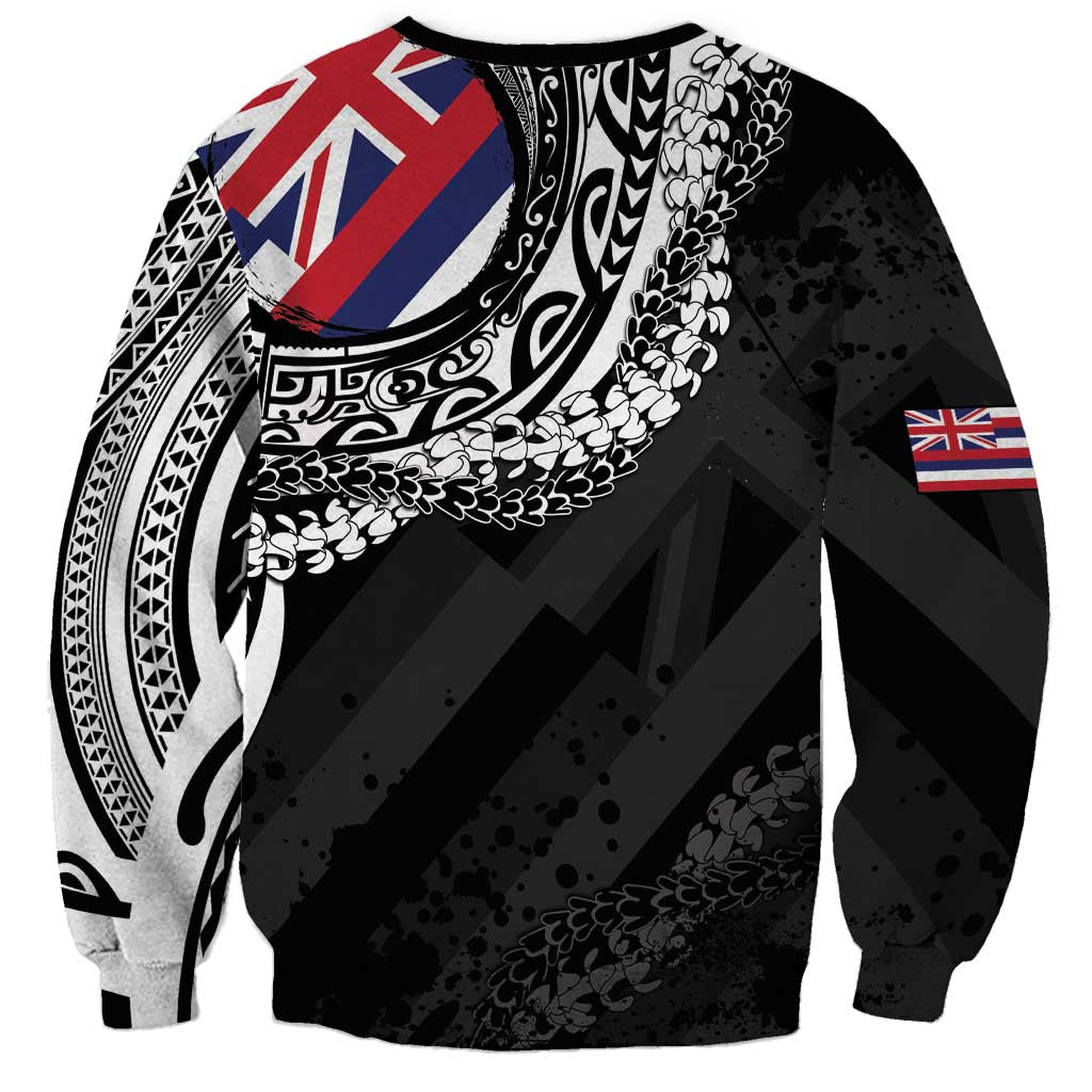 Hawaii Flag Day Sweatshirt Hawaiian Maile Lei