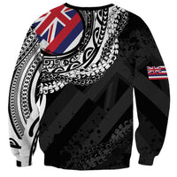 Hawaii Flag Day Sweatshirt Hawaiian Maile Lei