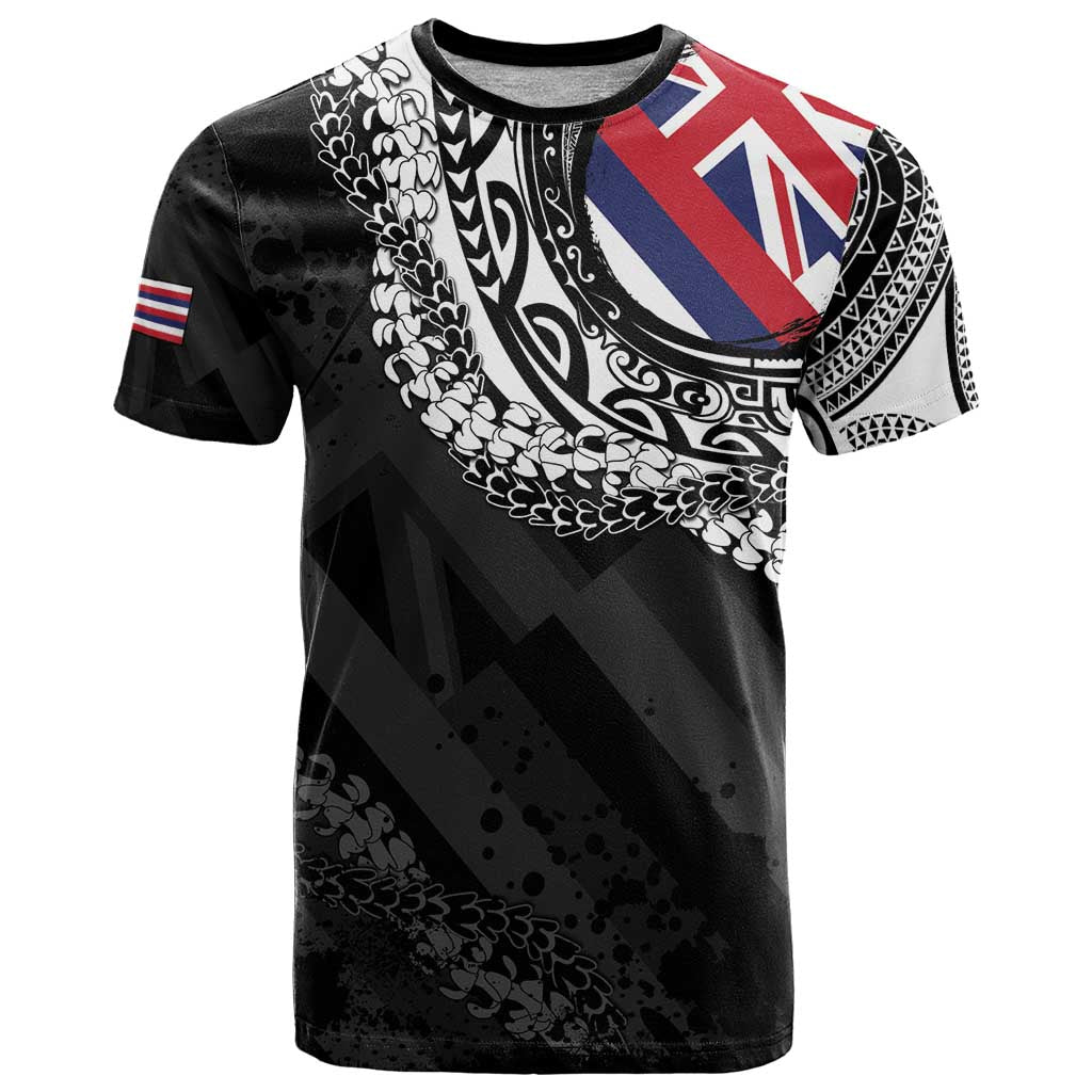 Hawaii Flag Day T Shirt Hawaiian Maile Lei