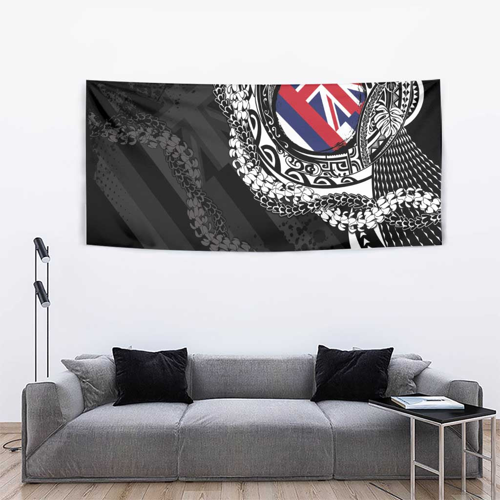 Hawaii Flag Day Tapestry Hawaiian Maile Lei