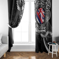 Hawaii Flag Day Window Curtain Hawaiian Maile Lei LT05 - Polynesian Pride