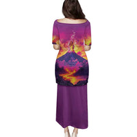 Hawaii Kilauea Volcano Family Matching Puletasi and Hawaiian Shirt There Is Pele Goddess Of The Volcano LT05 - Polynesian Pride