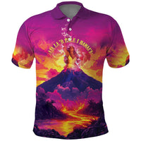 Hawaii Kilauea Volcano Polo Shirt There Is Pele Goddess Of The Volcano - Polynesian Pride