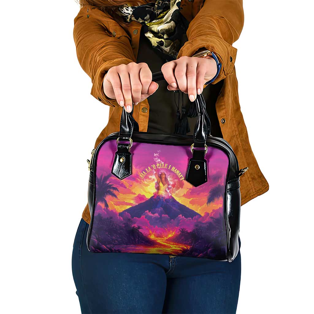 Hawaii Kilauea Volcano Shoulder Handbag There Is Pele Goddess Of The Volcano - Polynesian Pride