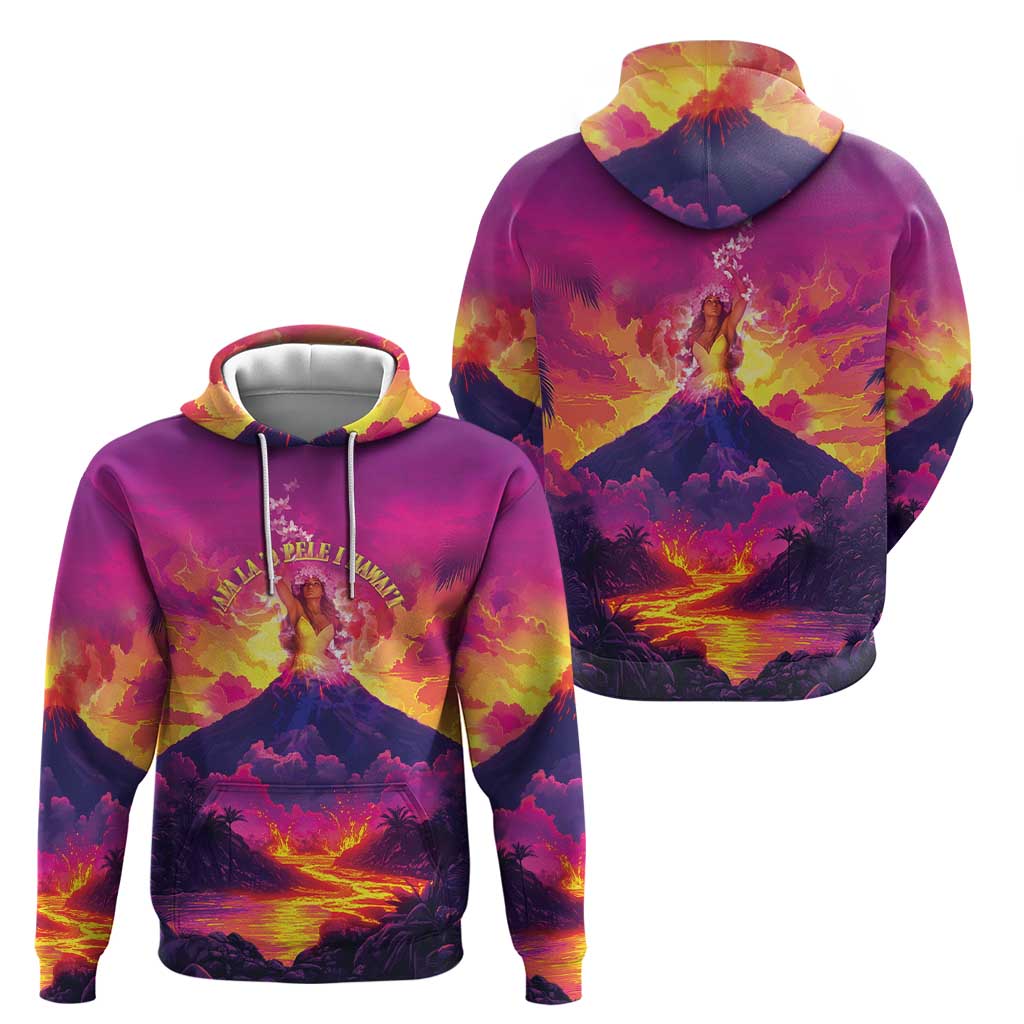 Hawaii Kilauea Volcano Zip Hoodie There Is Pele Goddess Of The Volcano LT05 - Polynesian Pride