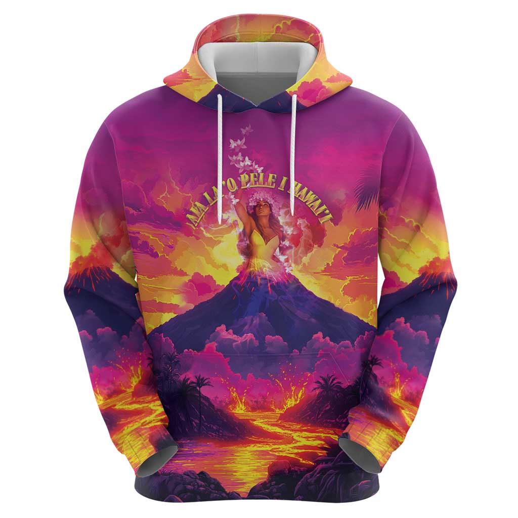 Hawaii Kilauea Volcano Zip Hoodie There Is Pele Goddess Of The Volcano LT05 - Polynesian Pride