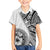 Hibiscus With White Austronesian Tattoo Pattern Family Matching Off The Shoulder Long Sleeve Dress and Hawaiian Shirt - Polynesian Pride