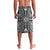 Hibiscus With White Austronesian Tattoo Pattern Lavalava - Polynesian Pride