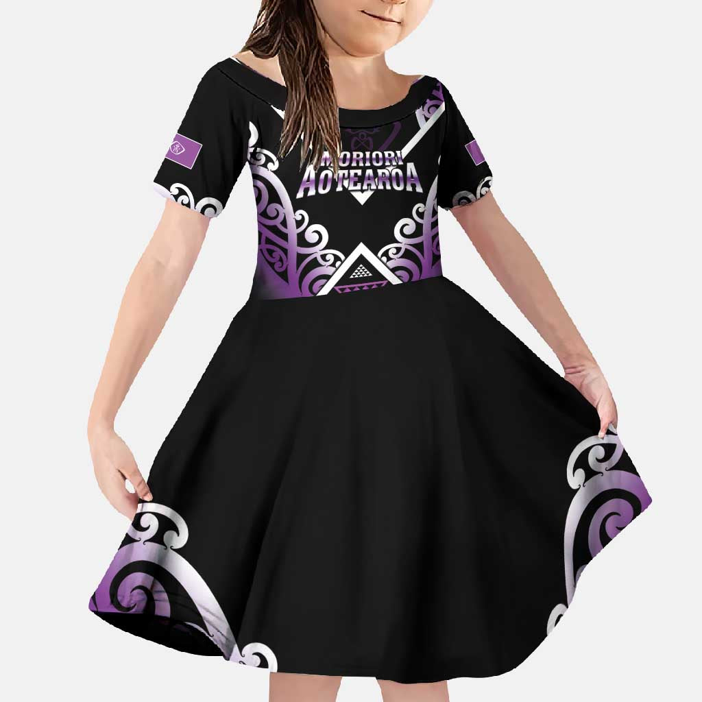Personalised Aotearoa Moriori Family Matching Tank Maxi Dress and Hawaiian Shirt Maori Pattern New Zealand - Polynesian Pride