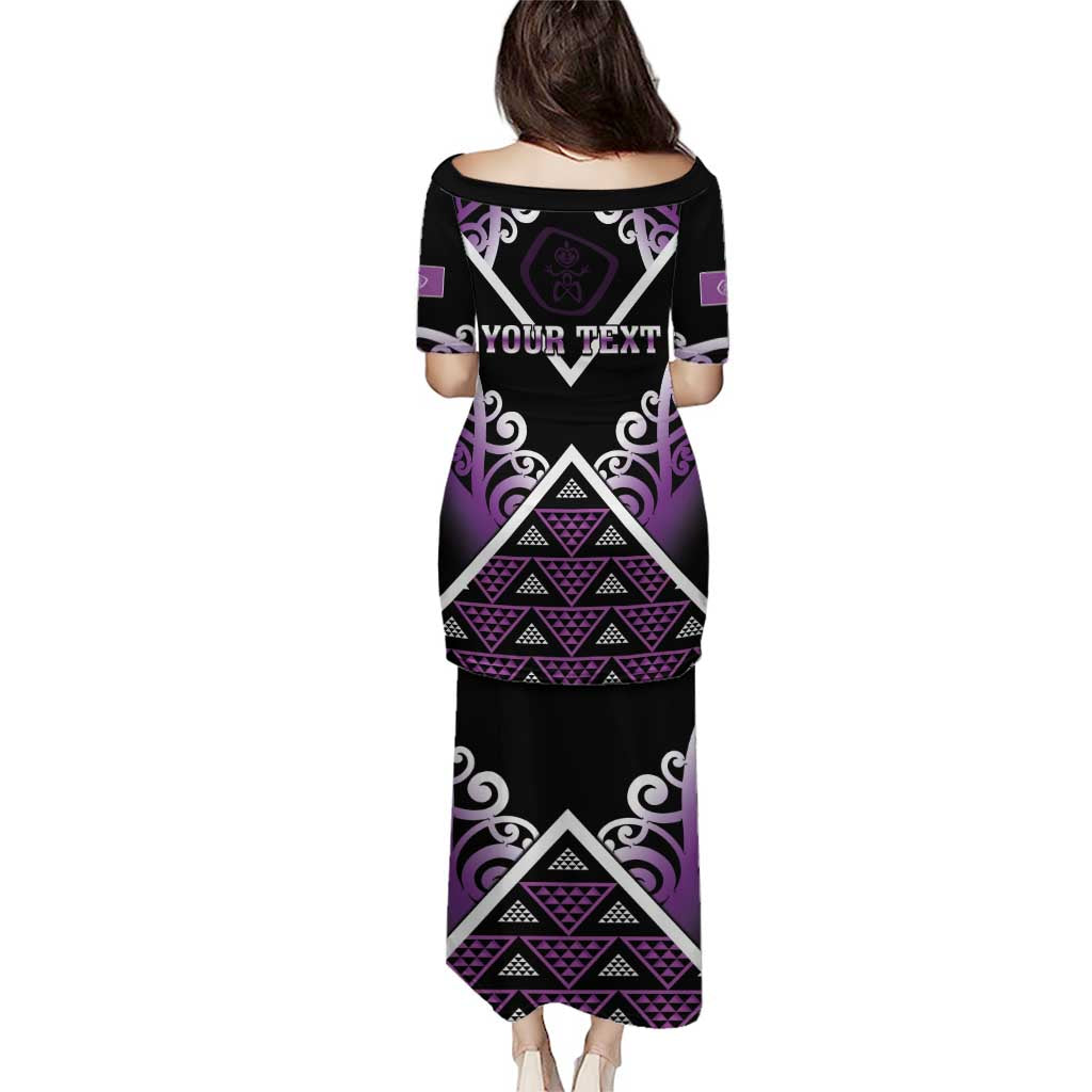 Personalised Aotearoa Moriori Puletasi Maori Pattern New Zealand - Polynesian Pride