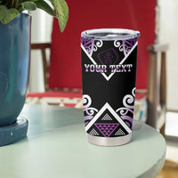 Personalised Aotearoa Moriori Tumbler Cup Maori Pattern New Zealand - Polynesian Pride