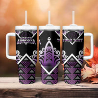 Personalised Aotearoa Moriori Tumbler With Handle Maori Pattern New Zealand LT05 - Polynesian Pride