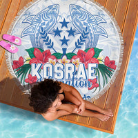 Happy Kosrae Liberation Day Beach Blanket Polynesian Shark Turtle Motif LT05 - Polynesian Pride