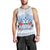 Happy Kosrae Liberation Day Men Tank Top Polynesian Shark Turtle Motif