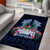 Happy Pohnpei Liberation Day Area Rug Polynesian Shark Turtle Motif