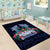 Happy Pohnpei Liberation Day Area Rug Polynesian Shark Turtle Motif