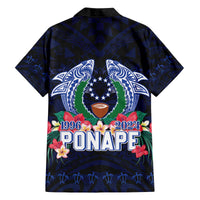 Happy Pohnpei Liberation Day Family Matching Puletasi and Hawaiian Shirt Polynesian Shark Turtle Motif