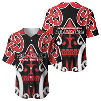 New Zealand Maori Language Week Baseball Jersey Mo Ake Tonu Te Reo