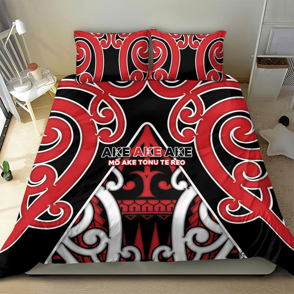 New Zealand Maori Language Week Bedding Set Mo Ake Tonu Te Reo