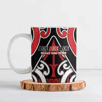 New Zealand Maori Language Week Ceramic Mug Mo Ake Tonu Te Reo