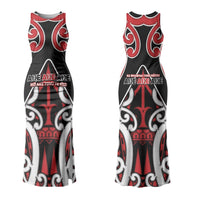 New Zealand Maori Language Week Couples Matching Tank Maxi Dress and Hawaiian Shirt Mo Ake Tonu Te Reo