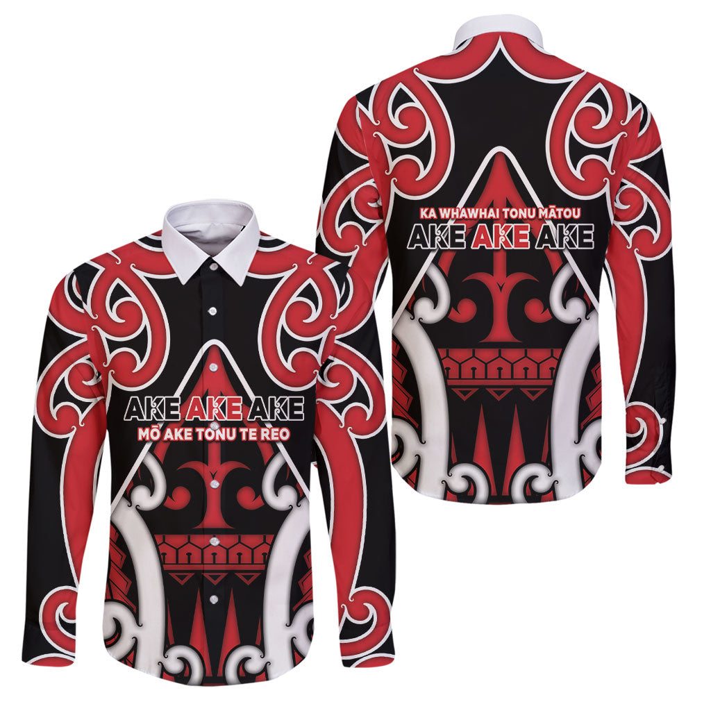 New Zealand Maori Language Week Family Matching Off Shoulder Short Dress and Hawaiian Shirt Mo Ake Tonu Te Reo