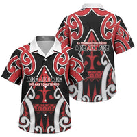 New Zealand Maori Language Week Family Matching Short Sleeve Bodycon Dress and Hawaiian Shirt Mo Ake Tonu Te Reo