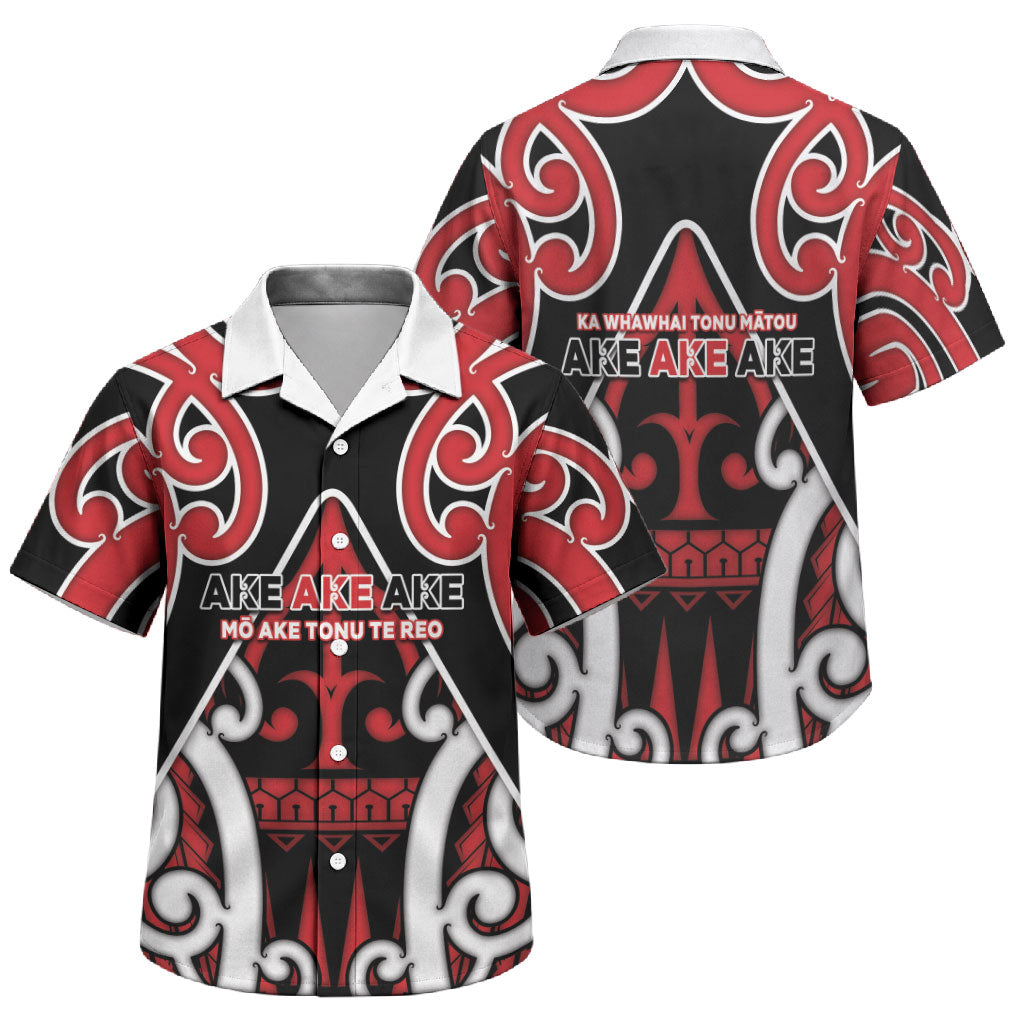 New Zealand Maori Language Week Family Matching Tank Maxi Dress and Hawaiian Shirt Mo Ake Tonu Te Reo