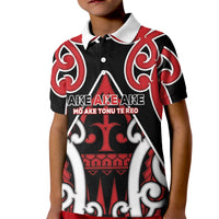 New Zealand Maori Language Week Kid Polo Shirt Mo Ake Tonu Te Reo