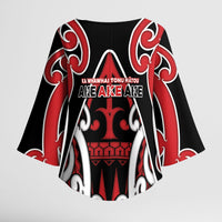 New Zealand Maori Language Week Kimono Sleeve Blouse Mo Ake Tonu Te Reo