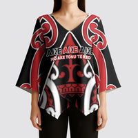 New Zealand Maori Language Week Kimono Sleeve Blouse Mo Ake Tonu Te Reo