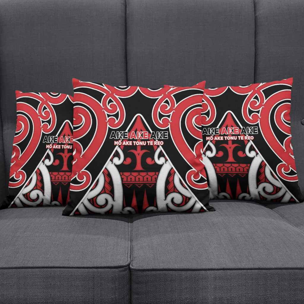 New Zealand Maori Language Week Pillow Cover Mo Ake Tonu Te Reo