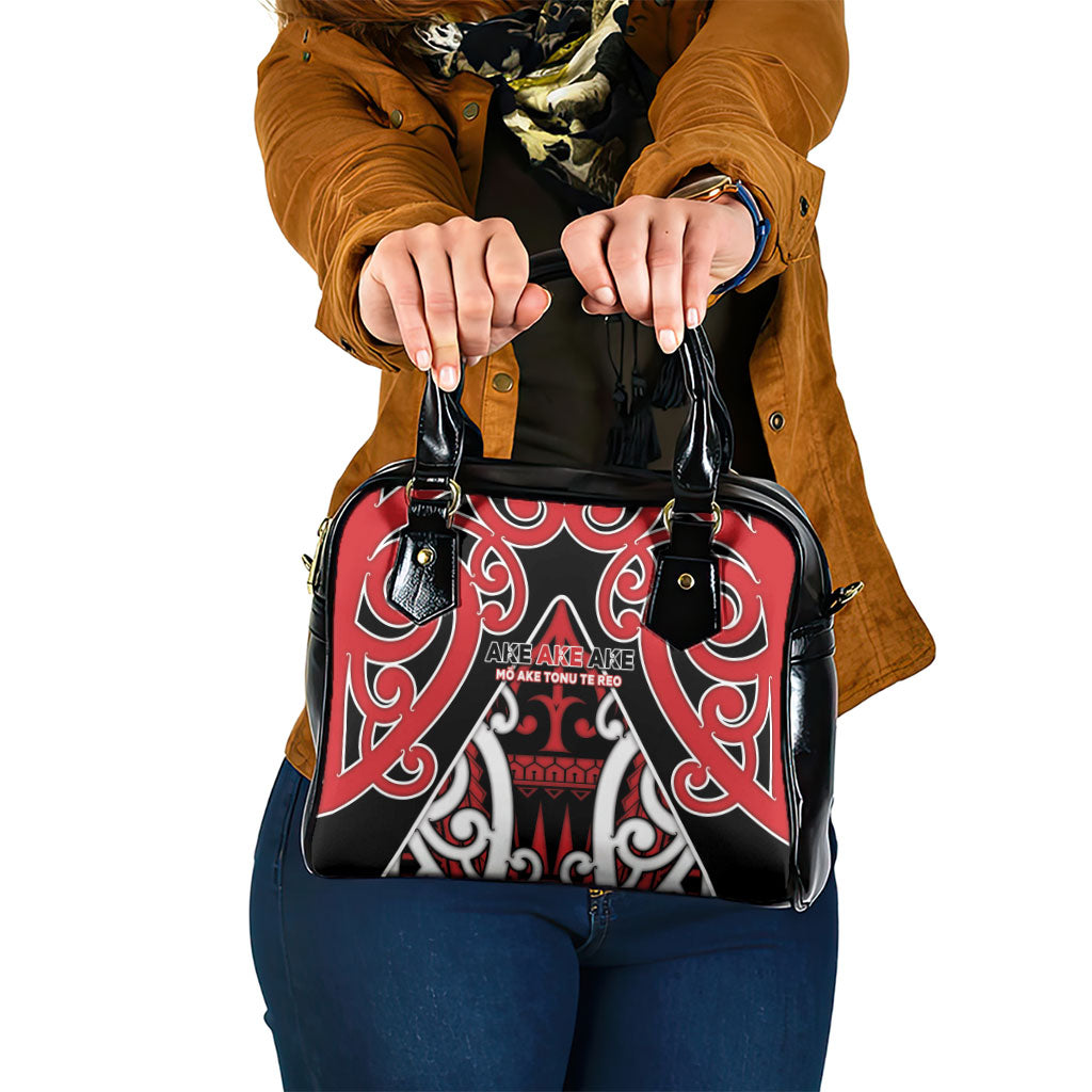 New Zealand Maori Language Week Shoulder Handbag Mo Ake Tonu Te Reo