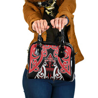 New Zealand Maori Language Week Shoulder Handbag Mo Ake Tonu Te Reo