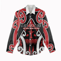 New Zealand Maori Language Week Women Casual Shirt Mo Ake Tonu Te Reo