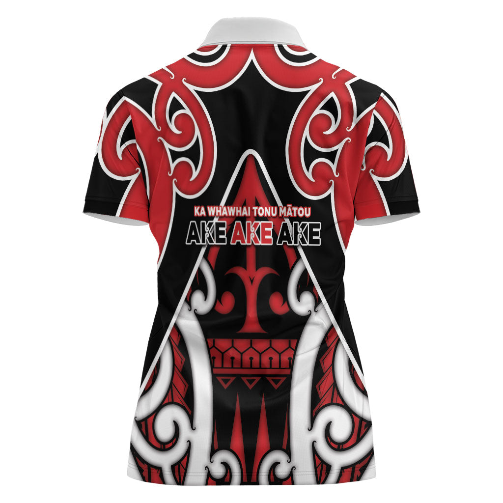 New Zealand Maori Language Week Women Polo Shirt Mo Ake Tonu Te Reo