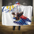 Filipino American History Month Hooded Blanket Bald Eagle Tarsier Together